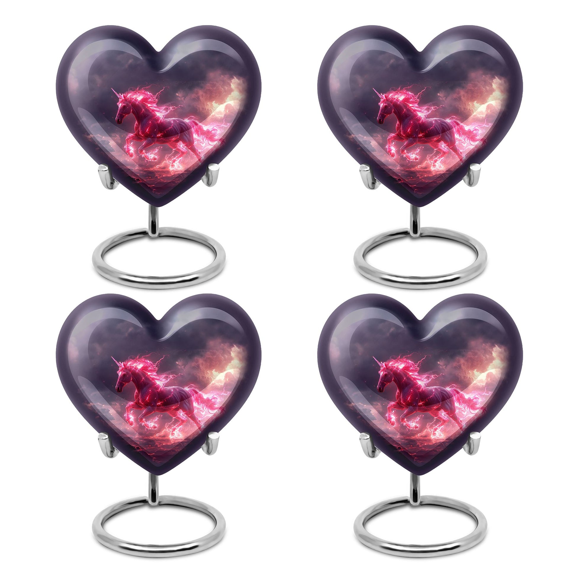 Neon Unicorn Cremation Urns For Human Ashes - Funeral Urns For Men