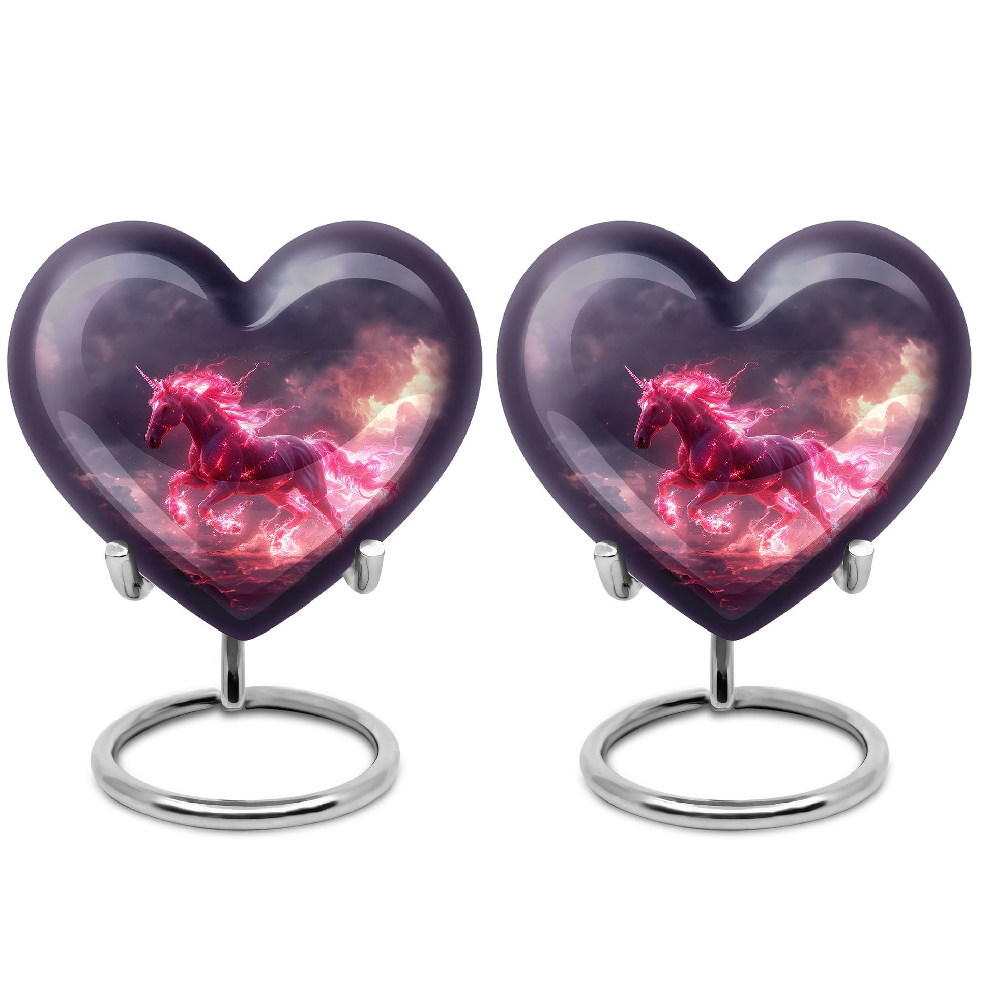 Neon Unicorn Cremation Urns For Human Ashes - Funeral Urns For Men