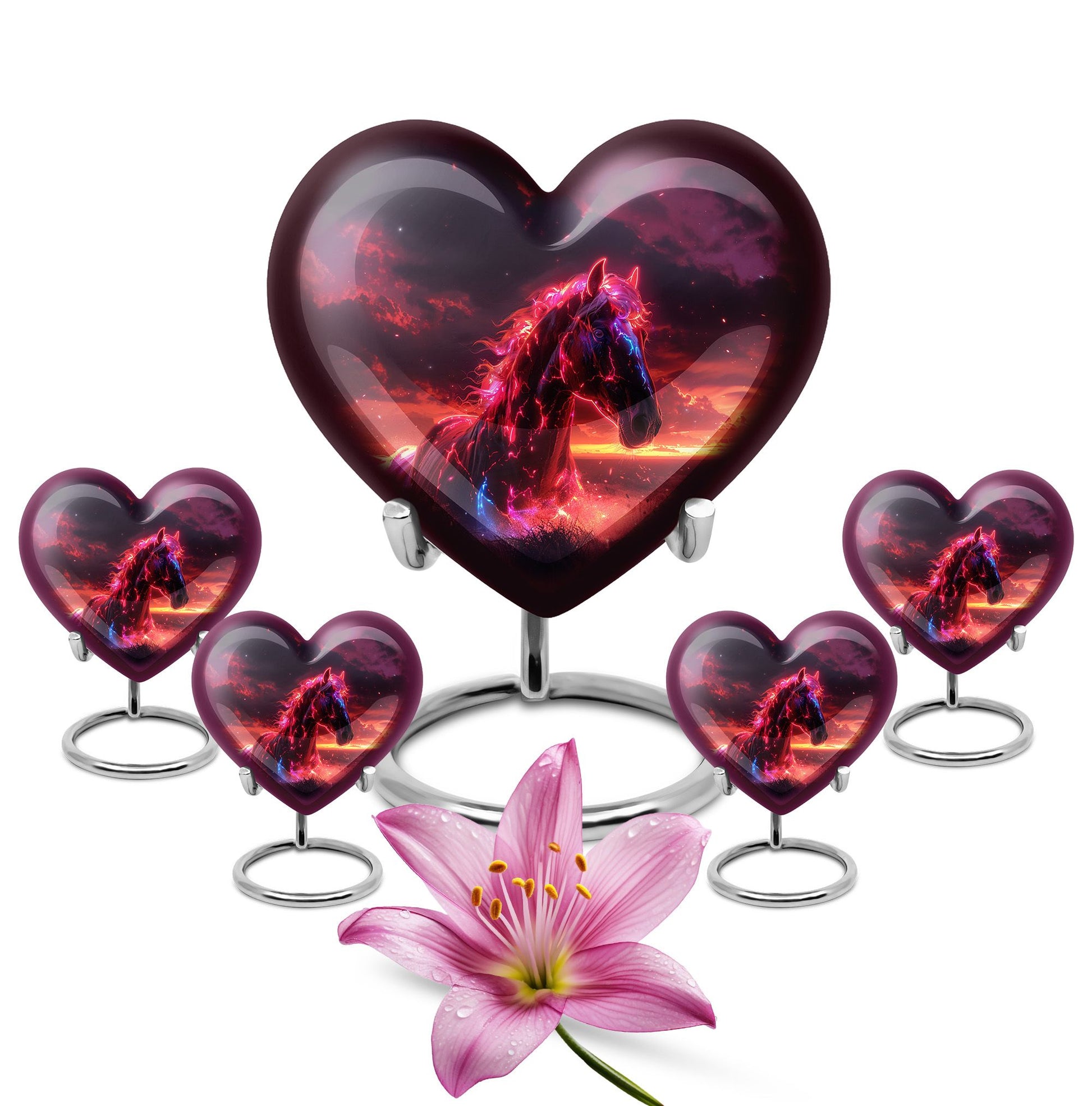 Twilight Vigor Cremation Urns For Human Ashes - Urn Keepsake Set