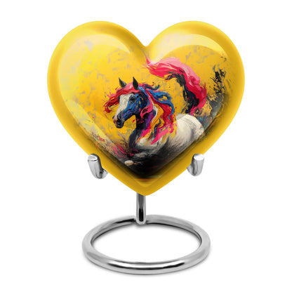 Personalized Horse Cremation Urn for Adult - 10-inch, 200 cu in - Yatskia