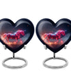 Sparkling Unicorn Cremation Urns Large & Small Combo For Women & Men