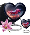 Sparkling Unicorn Cremation Urns Large & Small Combo For Women & Men