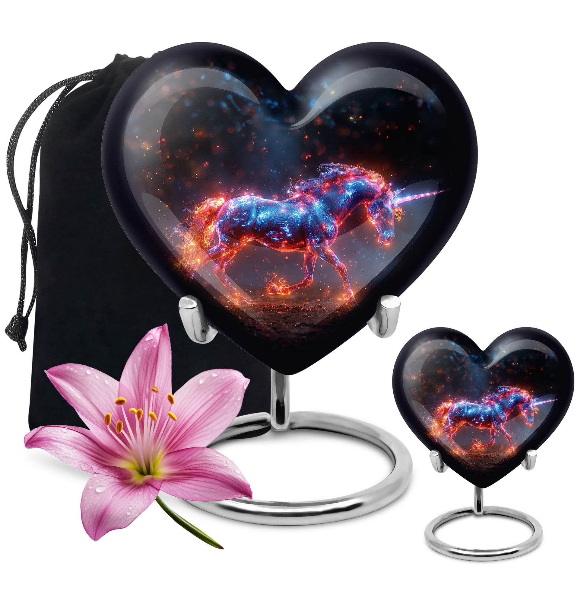 Supernova Steed Unicorn Cremation Urns For Human Ashes - Funeral Urn