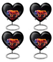 Inferno Bully Dog Cremation Urns For Human Ashes - Urn Set For Ashes