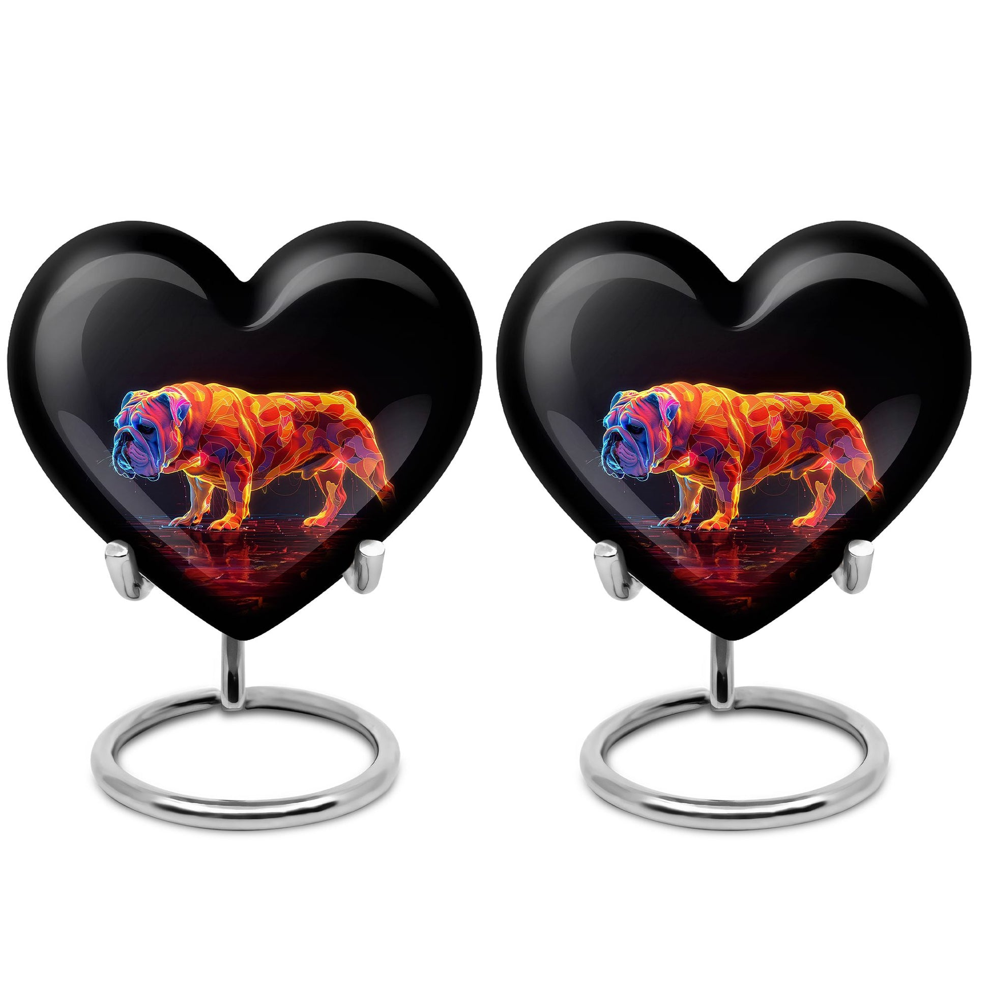 Inferno Bully Dog Cremation Urns For Human Ashes - Urn Set For Ashes