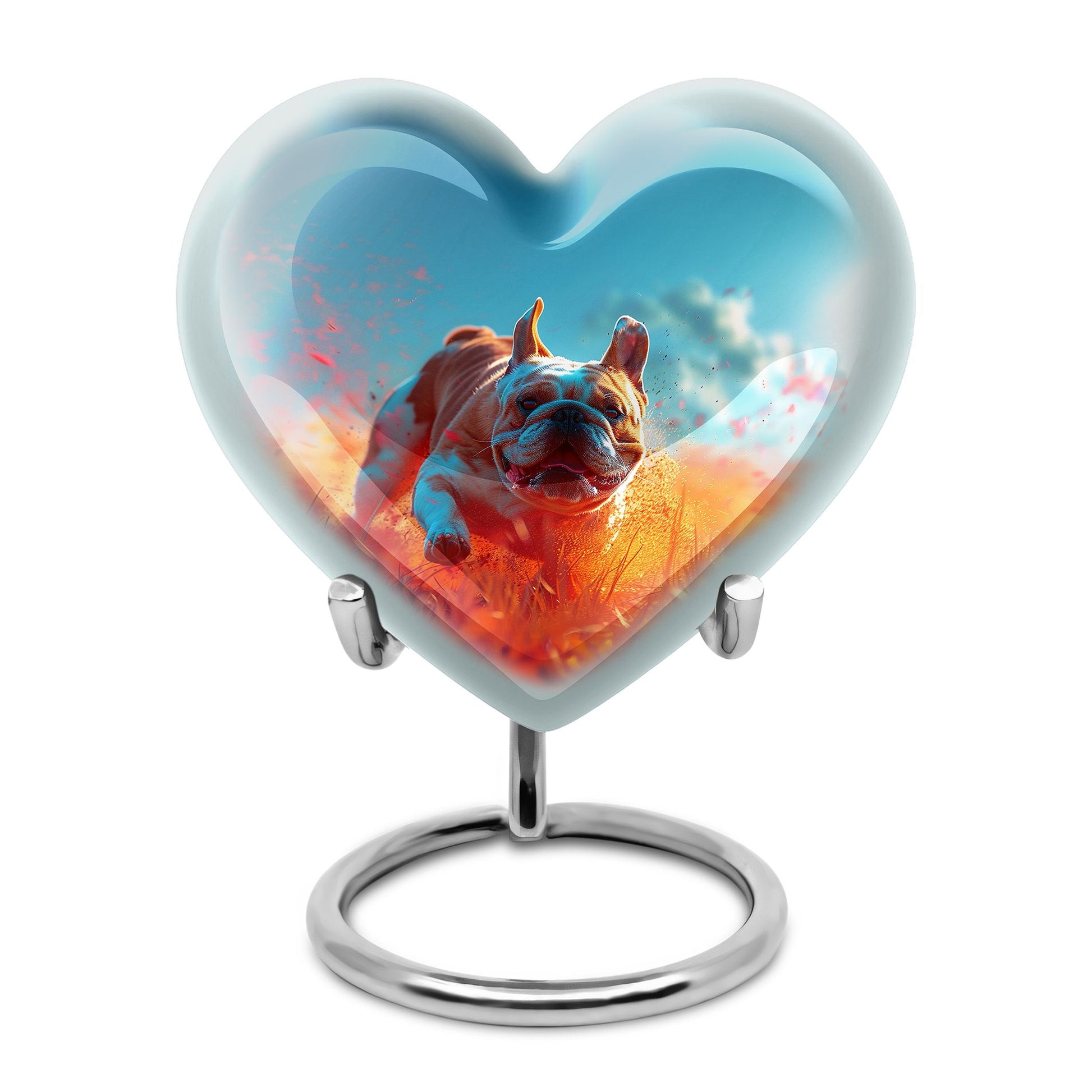 Bulldog Burial Urn - Large Pet Urns For Ashes