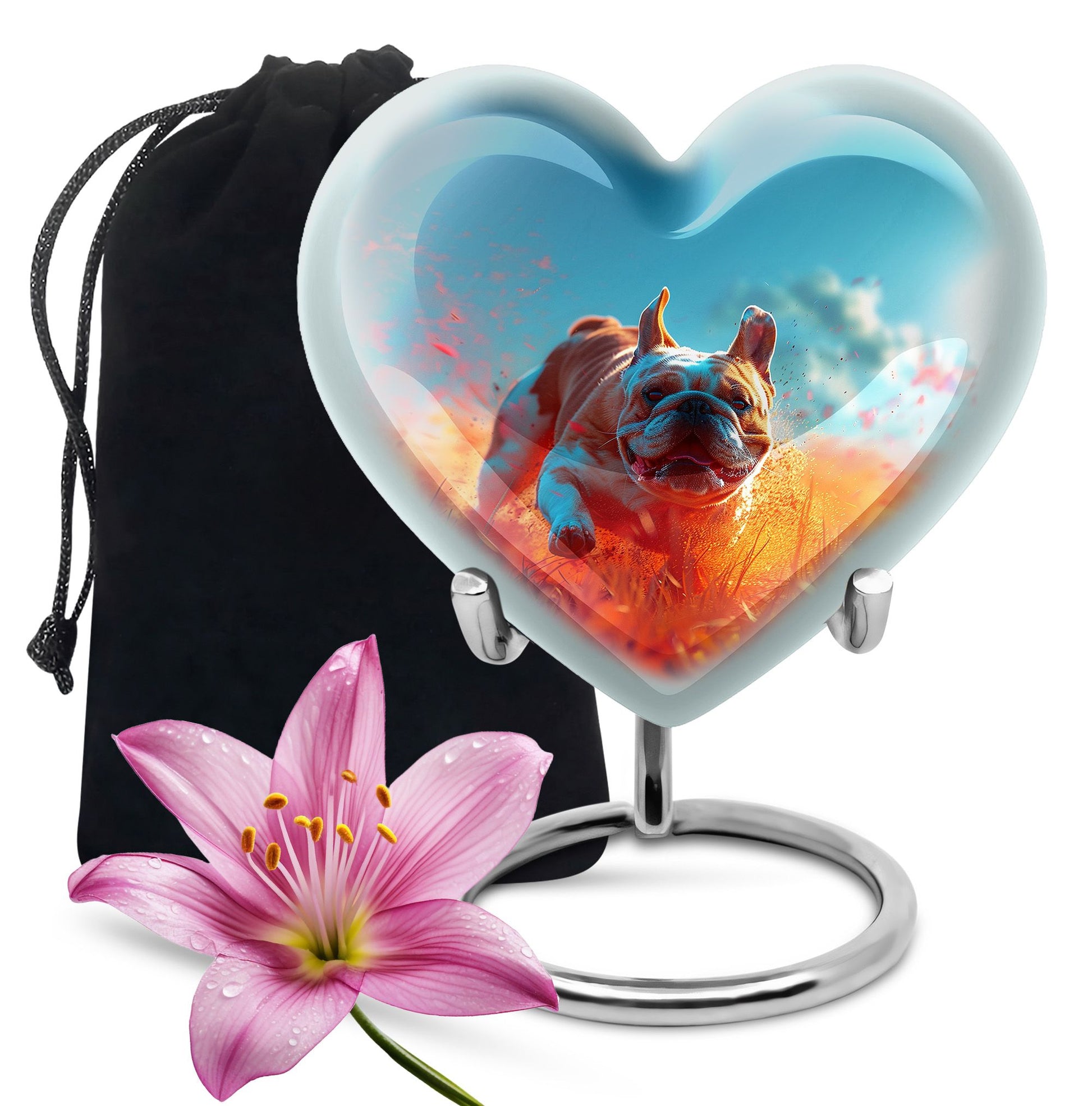 Bulldog Burial Urn - Large Pet Urns For Ashes