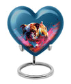 Vibrant Memorial Ashes Urn - Bulldog Funeral Cremation Urn For Pets