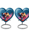 Vibrant Memorial Ashes Urn - Bulldog Funeral Cremation Urn For Pets