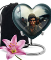 Soldier Urn Memorial For Adult Men & Women - Veteran Cremation Urn