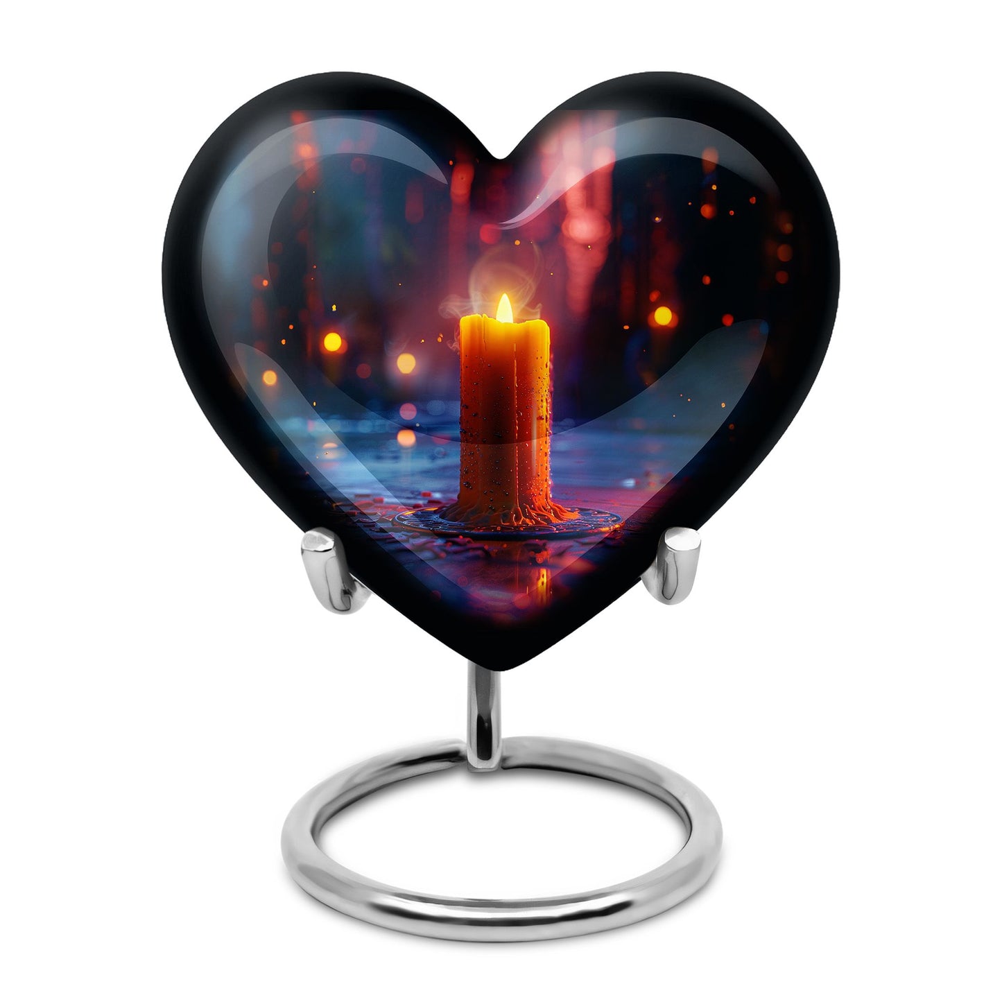 Personalized Candle Memorial Urn for Men - 10-inch, 200 cu in - Yatskia