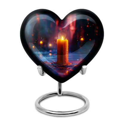 Personalized Candle Memorial Urn for Men - 10-inch, 200 cu in - Yatskia