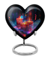 Neon Melting Candle Urn Tribute - Candle Funeral Cremation Urn For Ashes