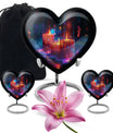Neon Melting Candle Urn Tribute - Candle Funeral Cremation Urn For Ashes