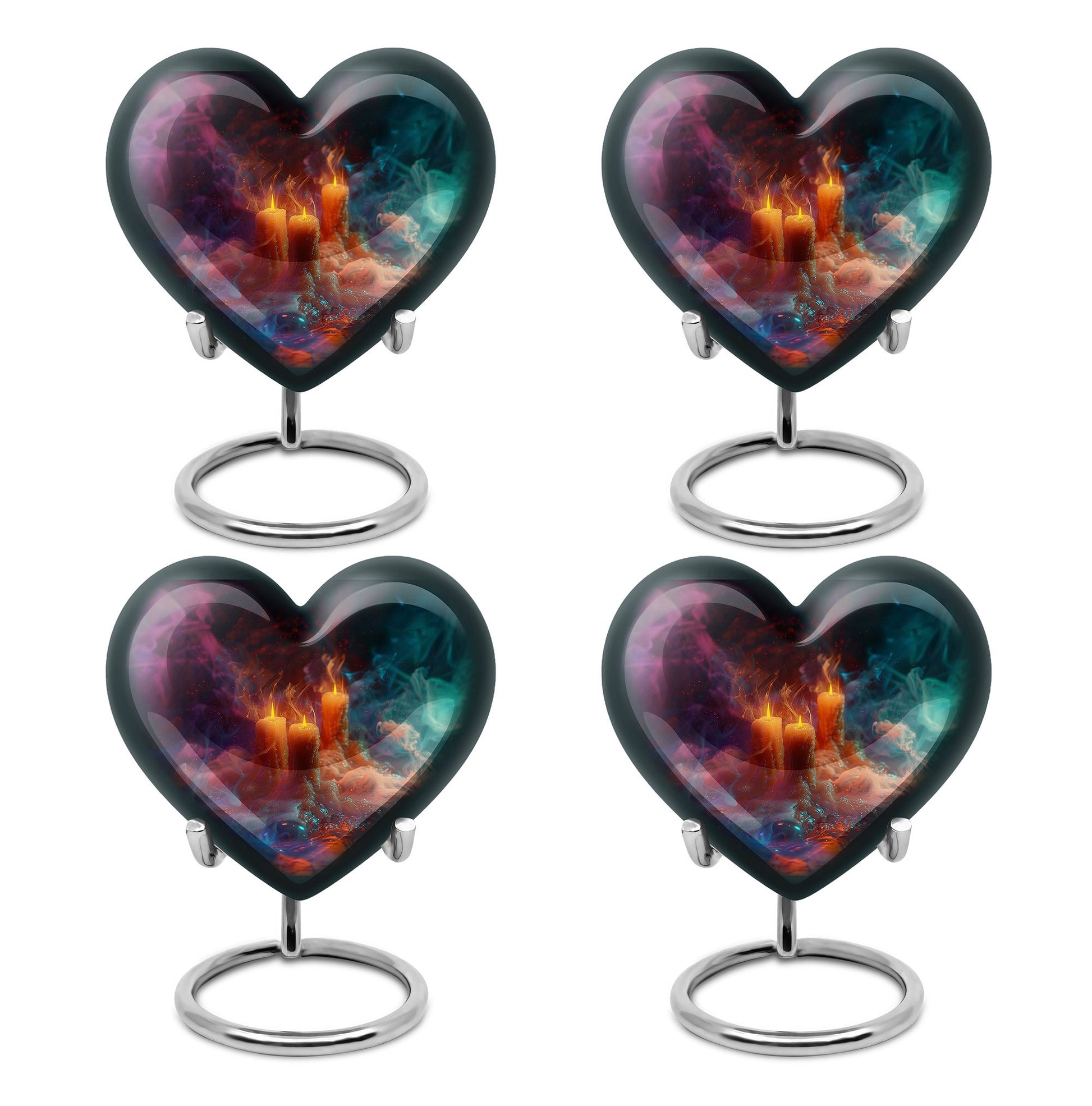 Mystic Vapor Candle Urn - Cosmic Candle Urn Large Memorial For Ashes