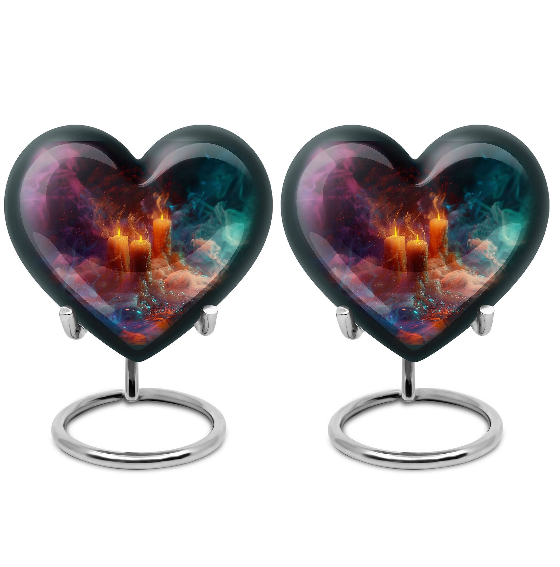 Mystic Vapor Candle Urn - Cosmic Candle Urn Large Memorial For Ashes