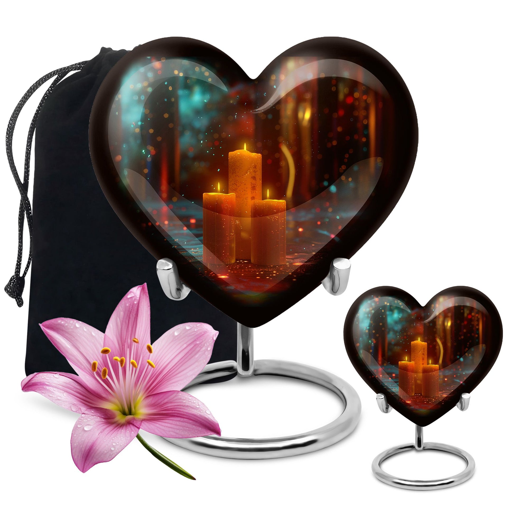 Candlelight Tribute Urn - Candle Urn Memorial for Adult Male & Female