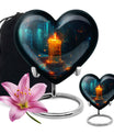 Flaming Candle Urns For Loved Ones - Magical Cremation Ashes Large Urn