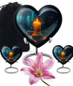 Flaming Candle Urns For Loved Ones - Magical Cremation Ashes Large Urn