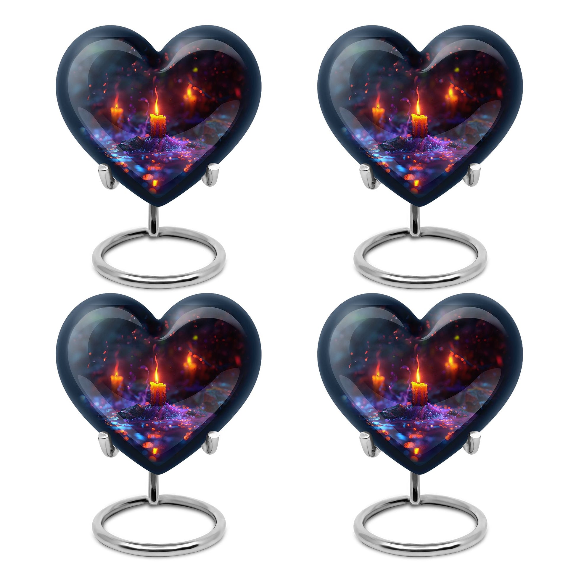 Mystically Glowing Candle Urns - Large Memorial Urns For Ashes