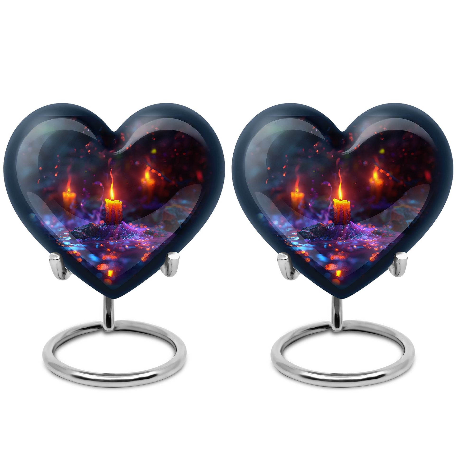 Mystically Glowing Candle Urns - Large Memorial Urns For Ashes