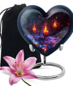 Mystically Glowing Candle Urns - Large Memorial Urns For Ashes