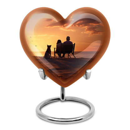 Personalized Pet Keepsake Urn for Pet Ashes - 10-inch, 200 cu in - Yatskia