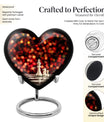 Chess themed Heart Urn for adult male cremation