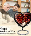 Chess themed Heart Urn for adult male cremation