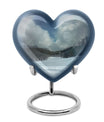 Snowflakes Heart Urn