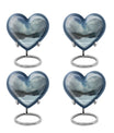 Snowflakes Heart Urn