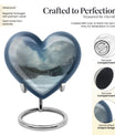 Snowflakes Heart Urn