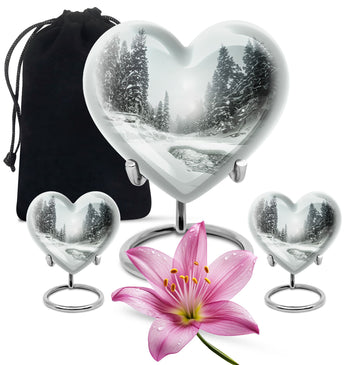 Large Urn with 2 Mini Urn