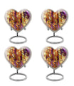 stained glass Heart Urn for humans.