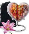 Stained Glass Cremation Urns Memorial, Funeral Shape Urn