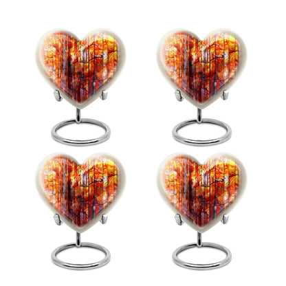Glass Stained Glass Memorial Urn for Human Ashes - 10-inch, 200 cu in - Yatskia
