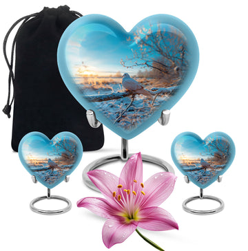 Large Urn with 2 Mini Urn