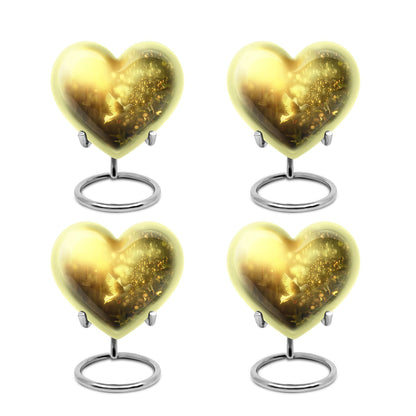 Dove Urn, heart-shaped large urn for adult ashes