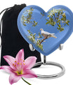 White Dove Ashes keepsake Urn For Mom - Large Memorial Urns For Women