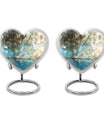 Dove Urn heart design for human ashes.