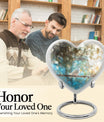 Dove Urn heart design for human ashes.