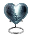 Dove-themed Heart Urn