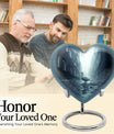 Dove-themed Heart Urn