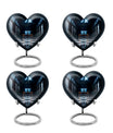 Chess Themed Heart-Shaped urn