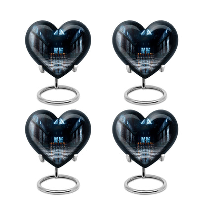Chess Themed Heart-Shaped urn