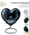Chess Themed Heart-Shaped urn