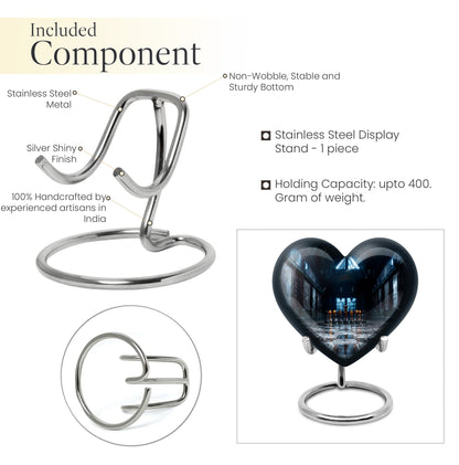 Chess Themed Heart-Shaped urn