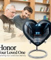 Chess Themed Heart-Shaped urn