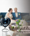 Chess Themed Heart-Shaped urn