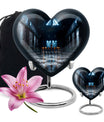 Chess Themed Heart-Shaped urn